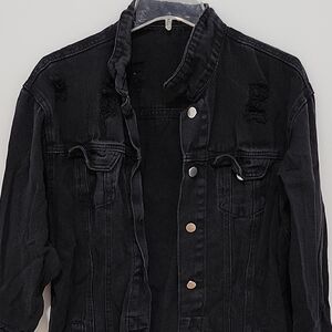 Men's Black Denim Jacket